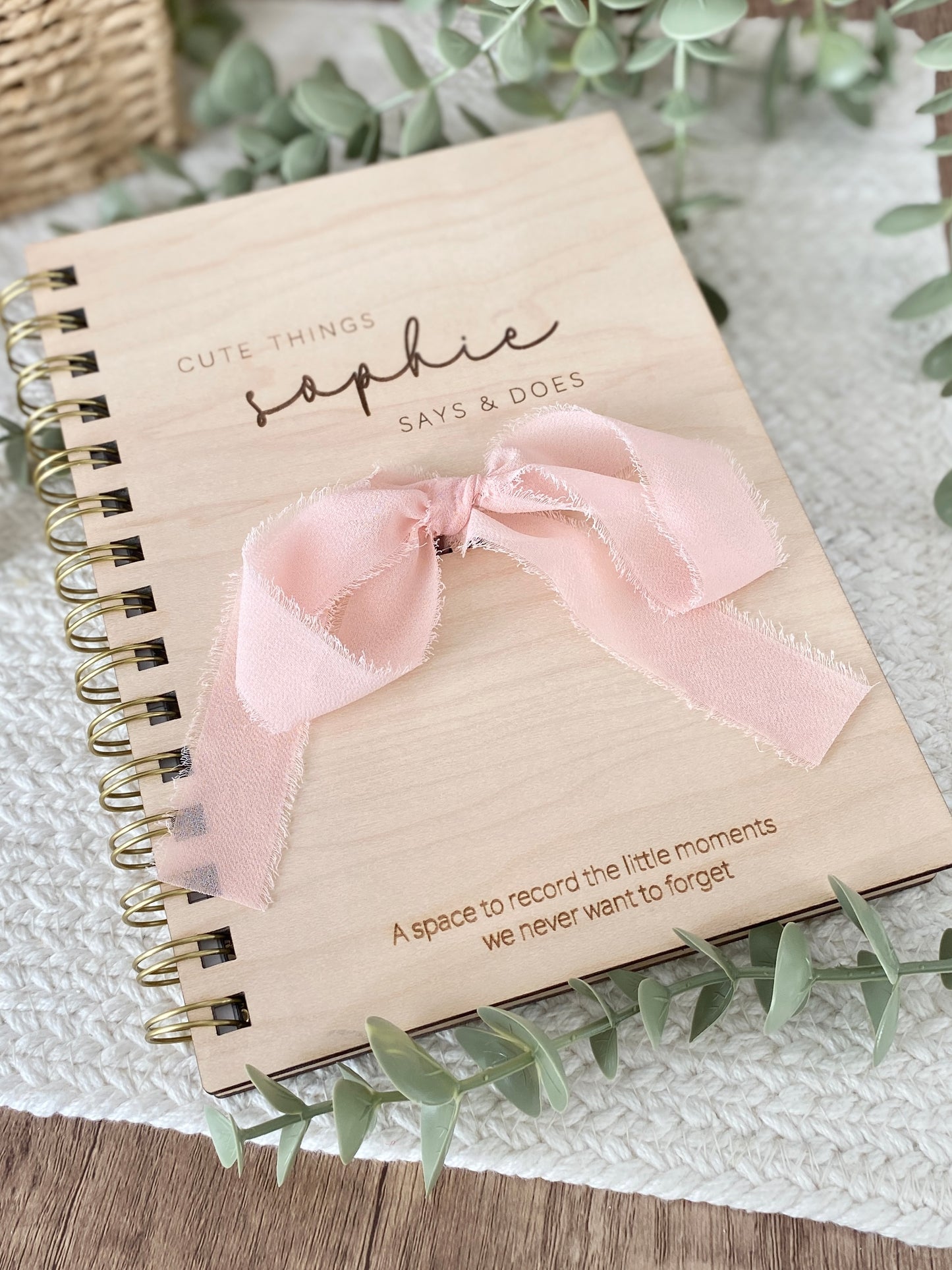 Cute Things My Child Says & Does Journal