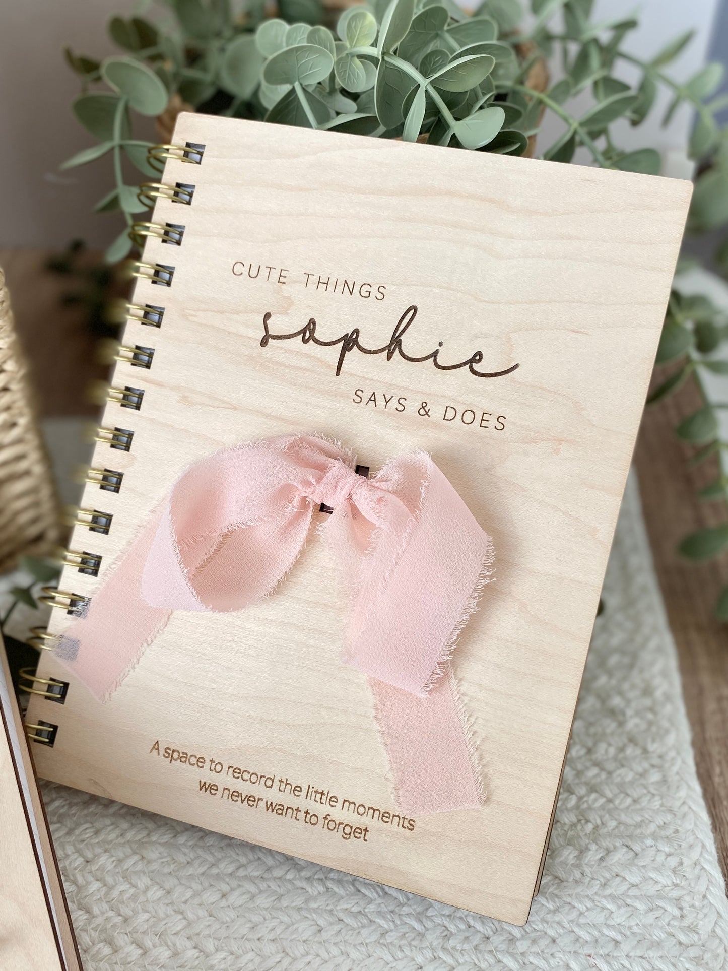 Cute Things My Child Says & Does Journal