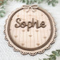 Personalized Bow Nursery Name Sign | Custom Baby Name Plaque