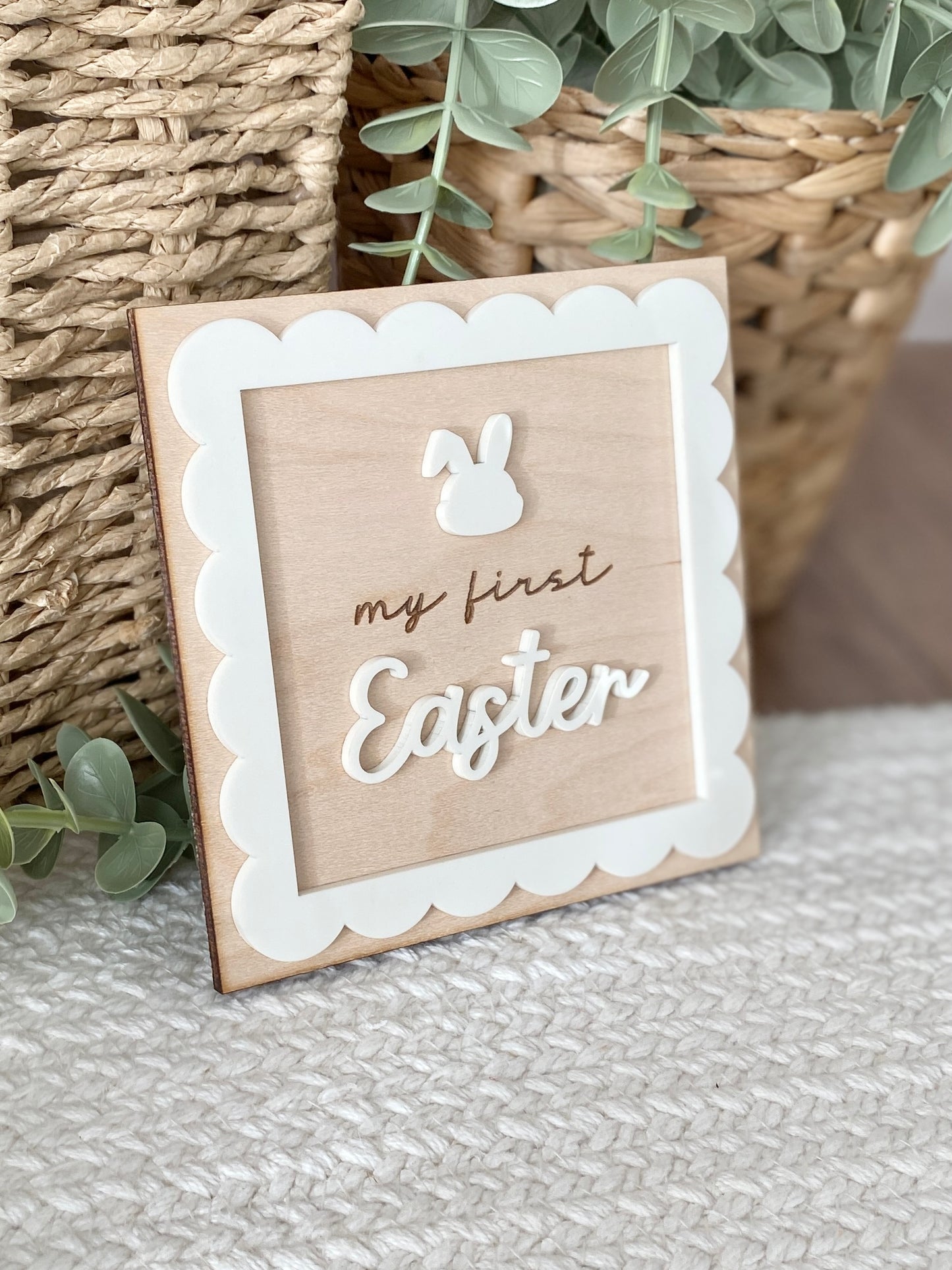 My First Easter Photo Milestone Marker