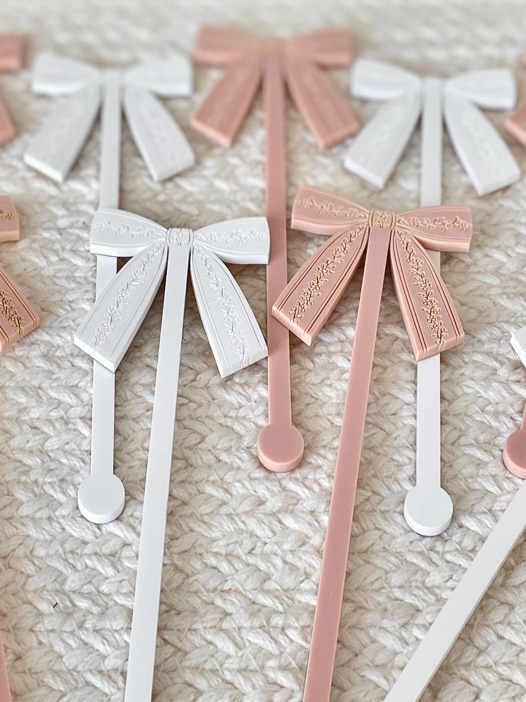 Bow Drink Stir Sticks