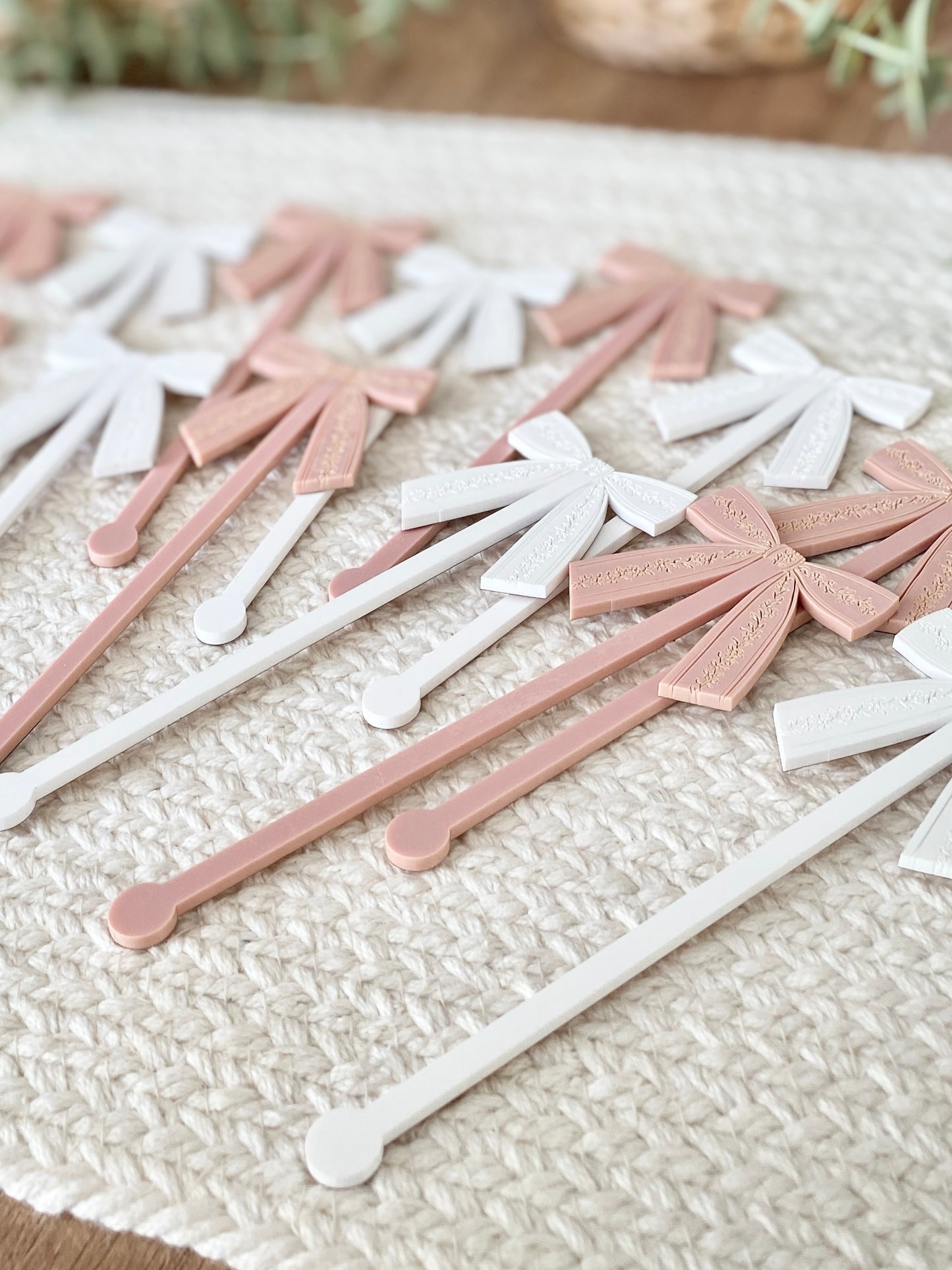 Bow Drink Stir Sticks