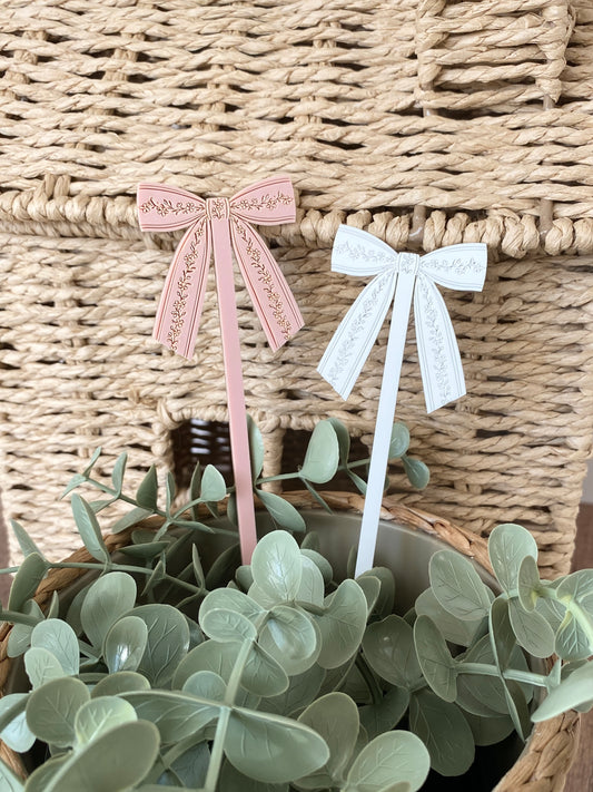 Bow Drink Stir Sticks