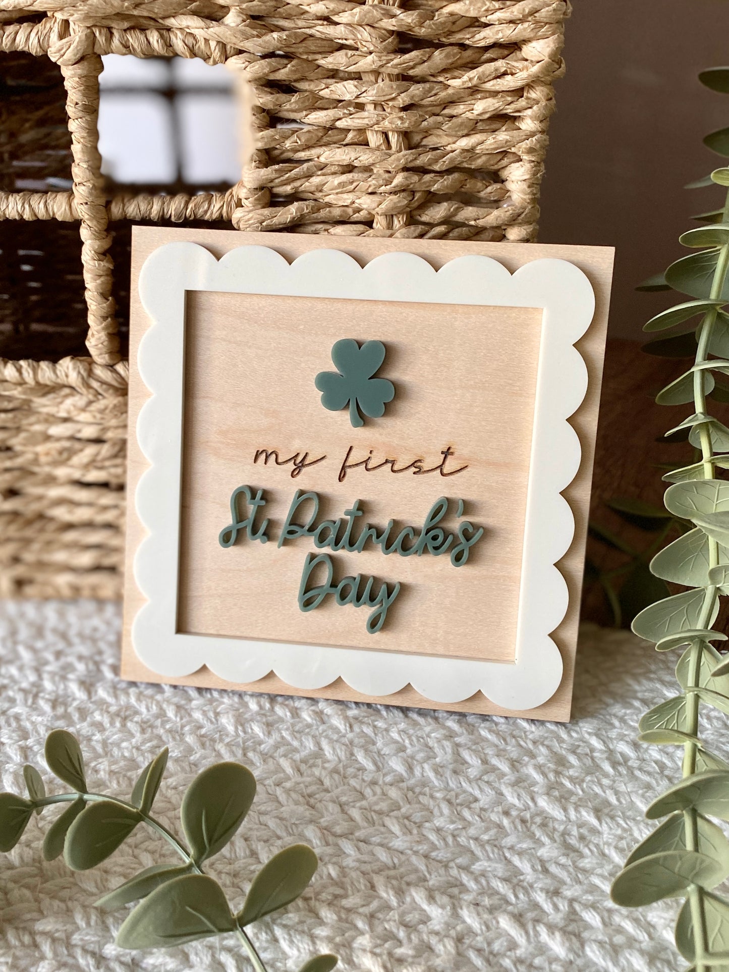 My First St. Patrick's Day Milestone Marker