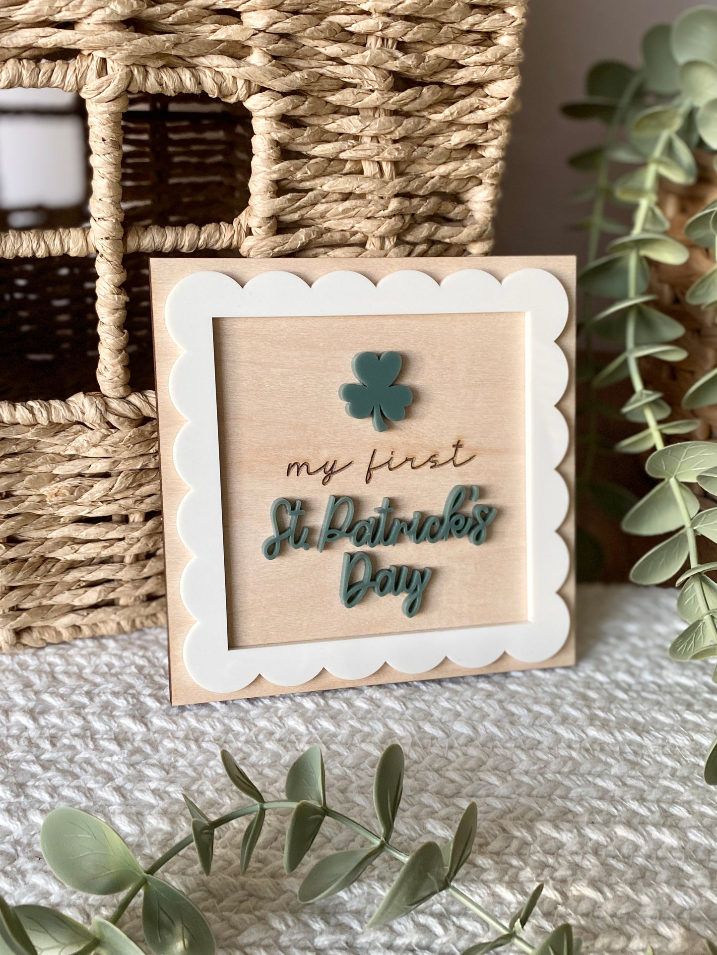 My First St. Patrick's Day Milestone Marker