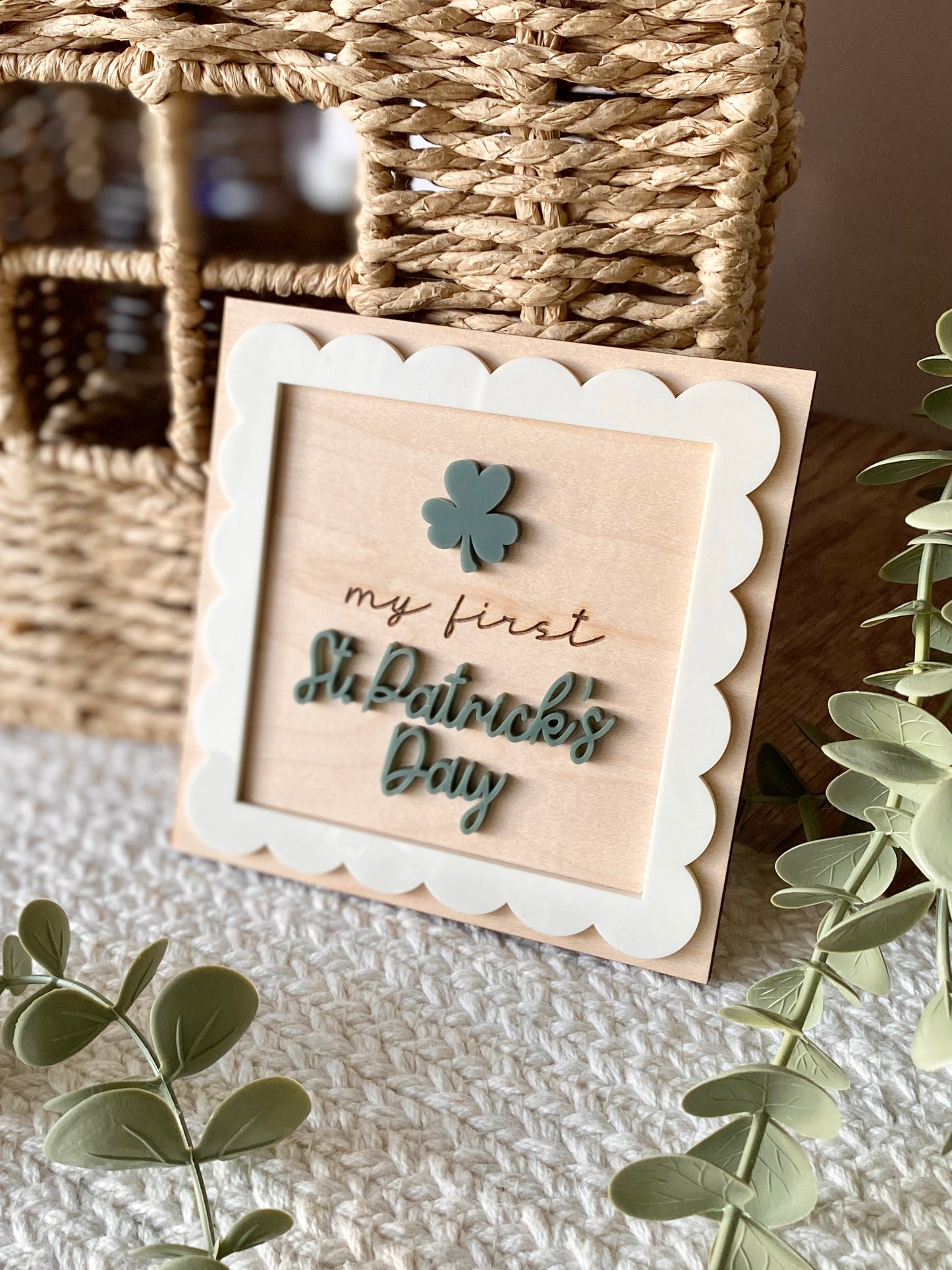 My First St. Patrick's Day Milestone Marker