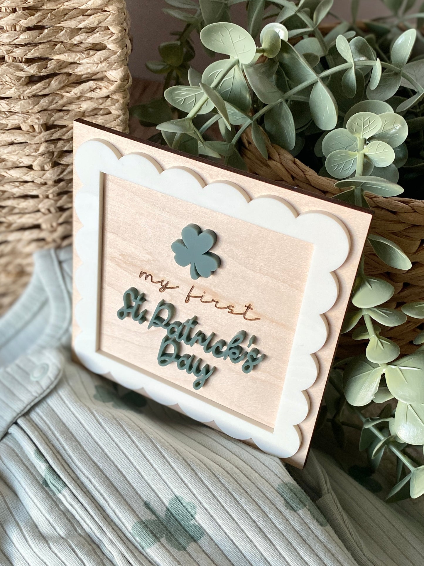 My First St. Patrick's Day Milestone Marker