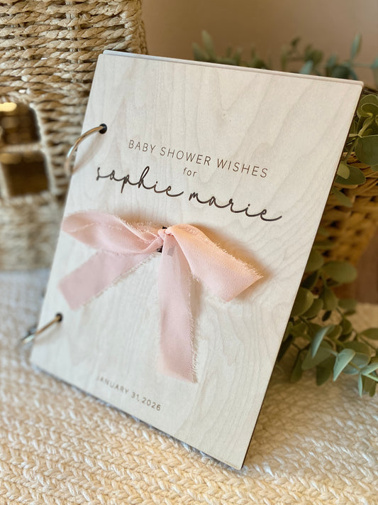 Baby Shower Wishes Keepsake Card Holder