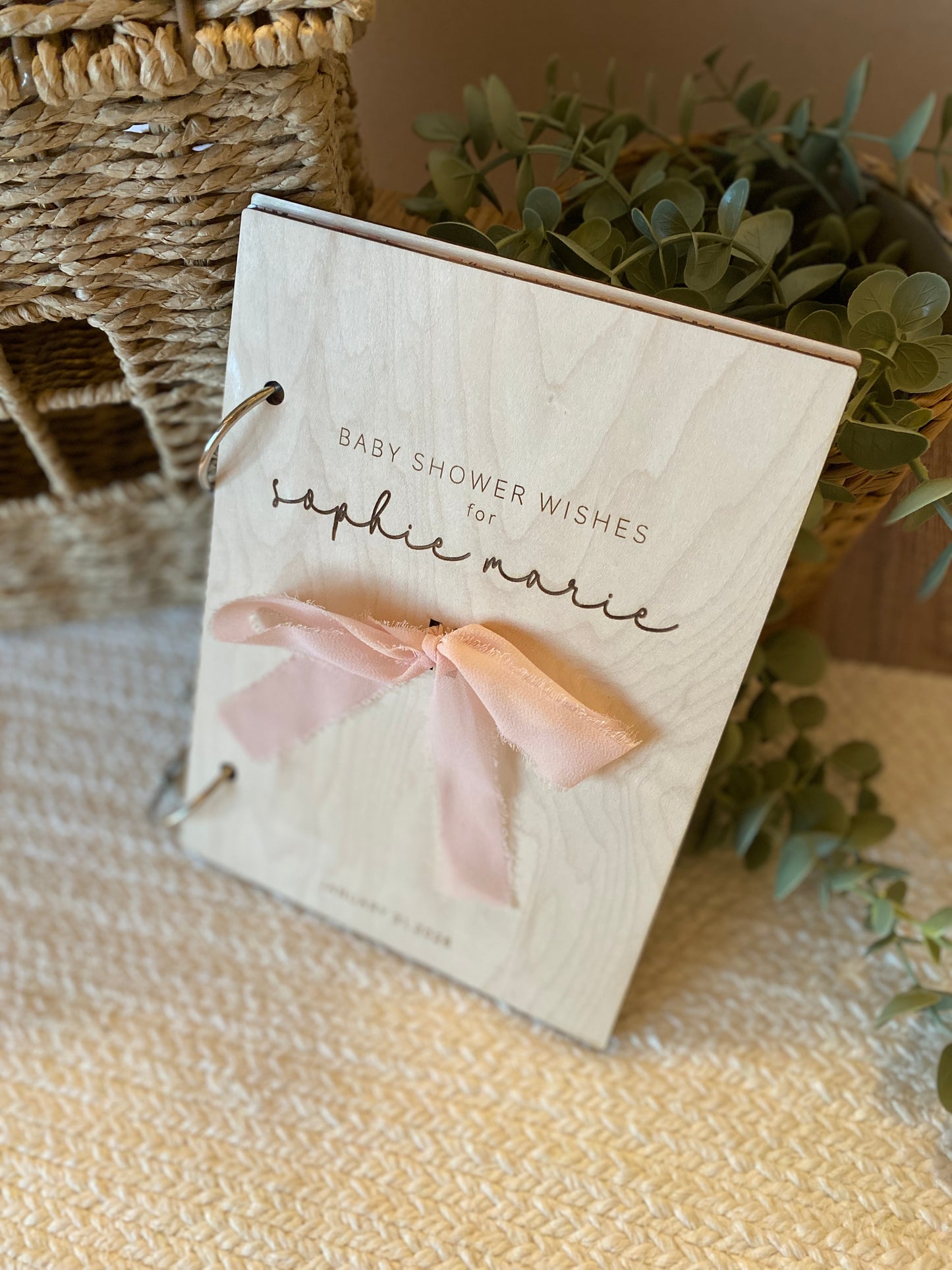 Baby Shower Wishes Keepsake Card Holder