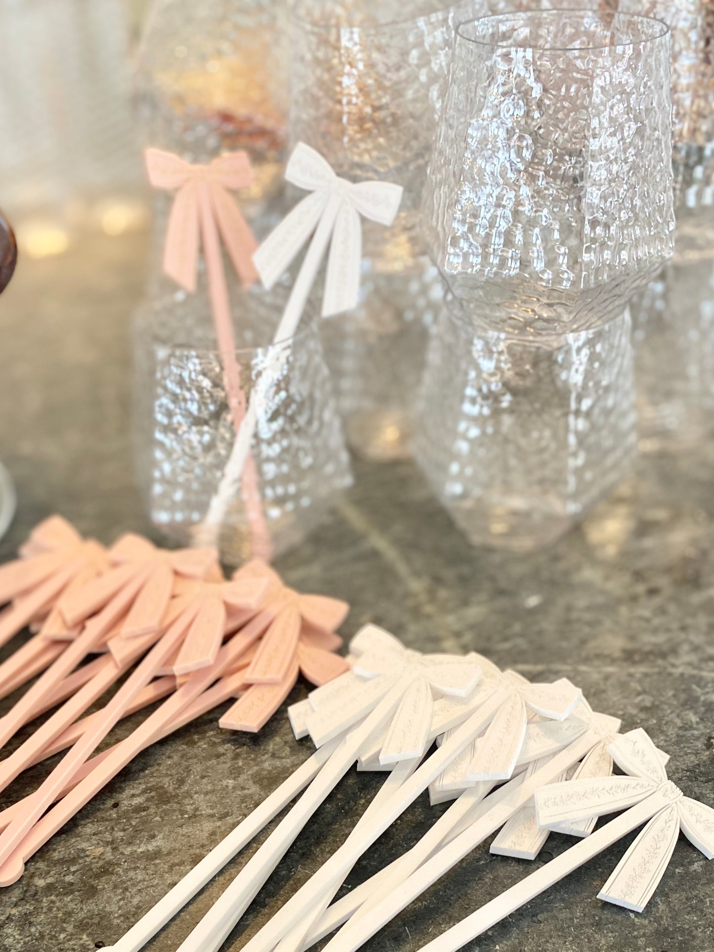 Bow Drink Stir Sticks