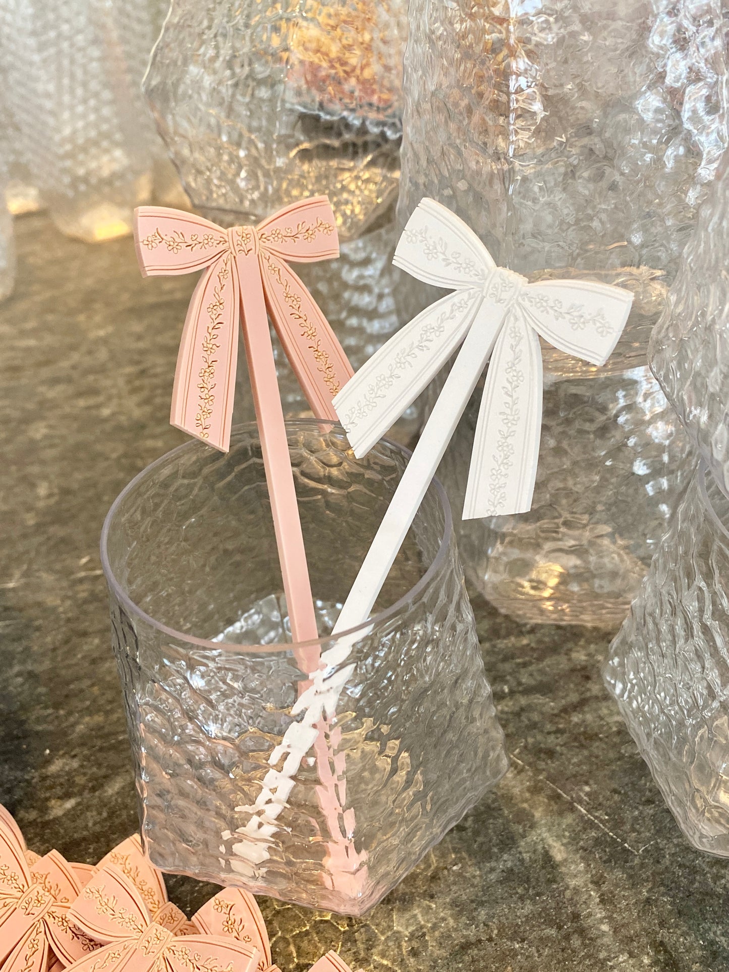Bow Drink Stir Sticks