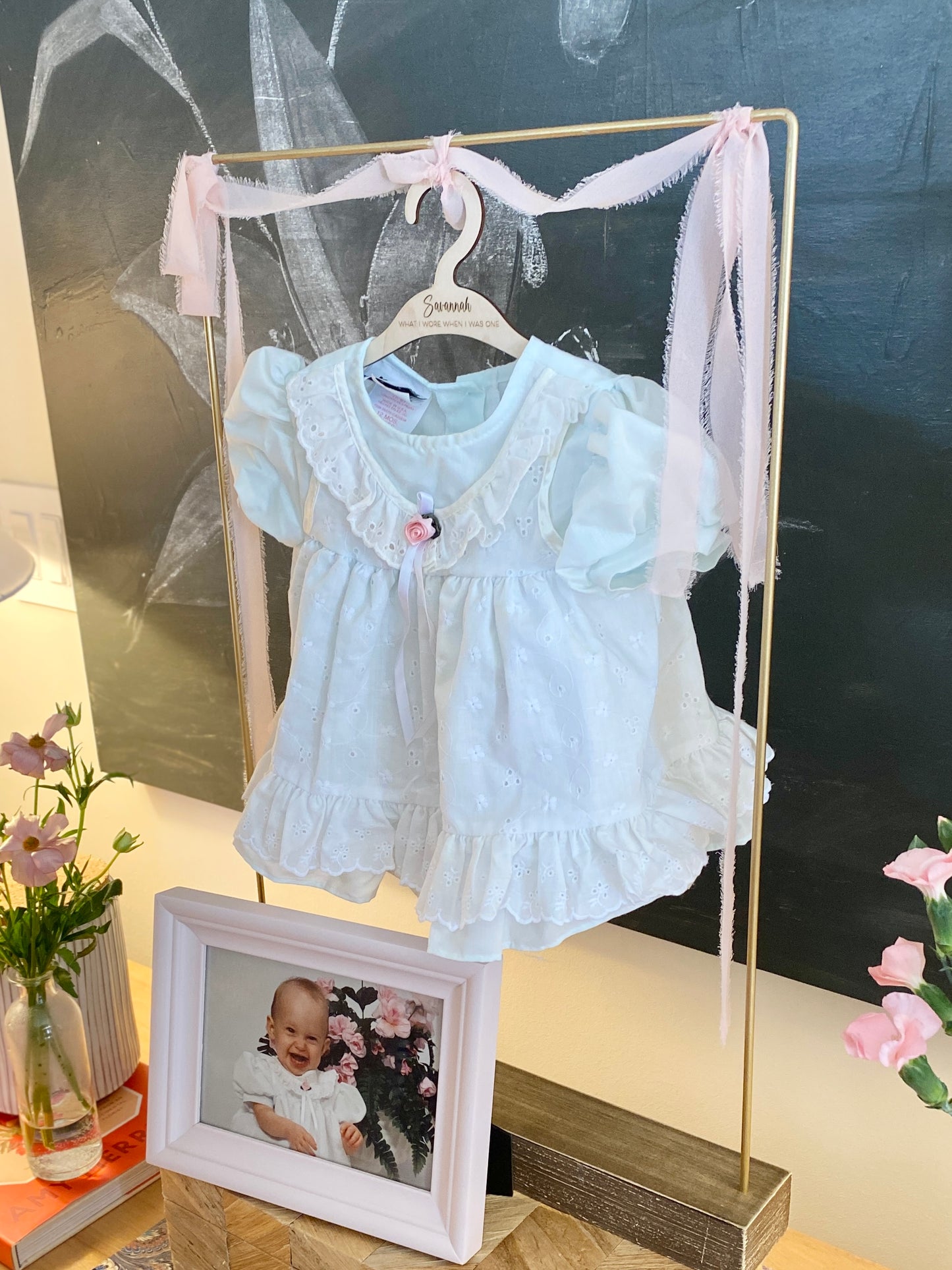 Baby Shower Keepsake Outfit Hanger