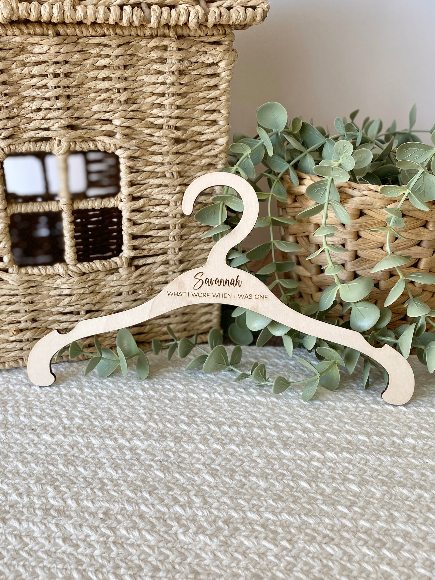 Baby Shower Keepsake Outfit Hanger