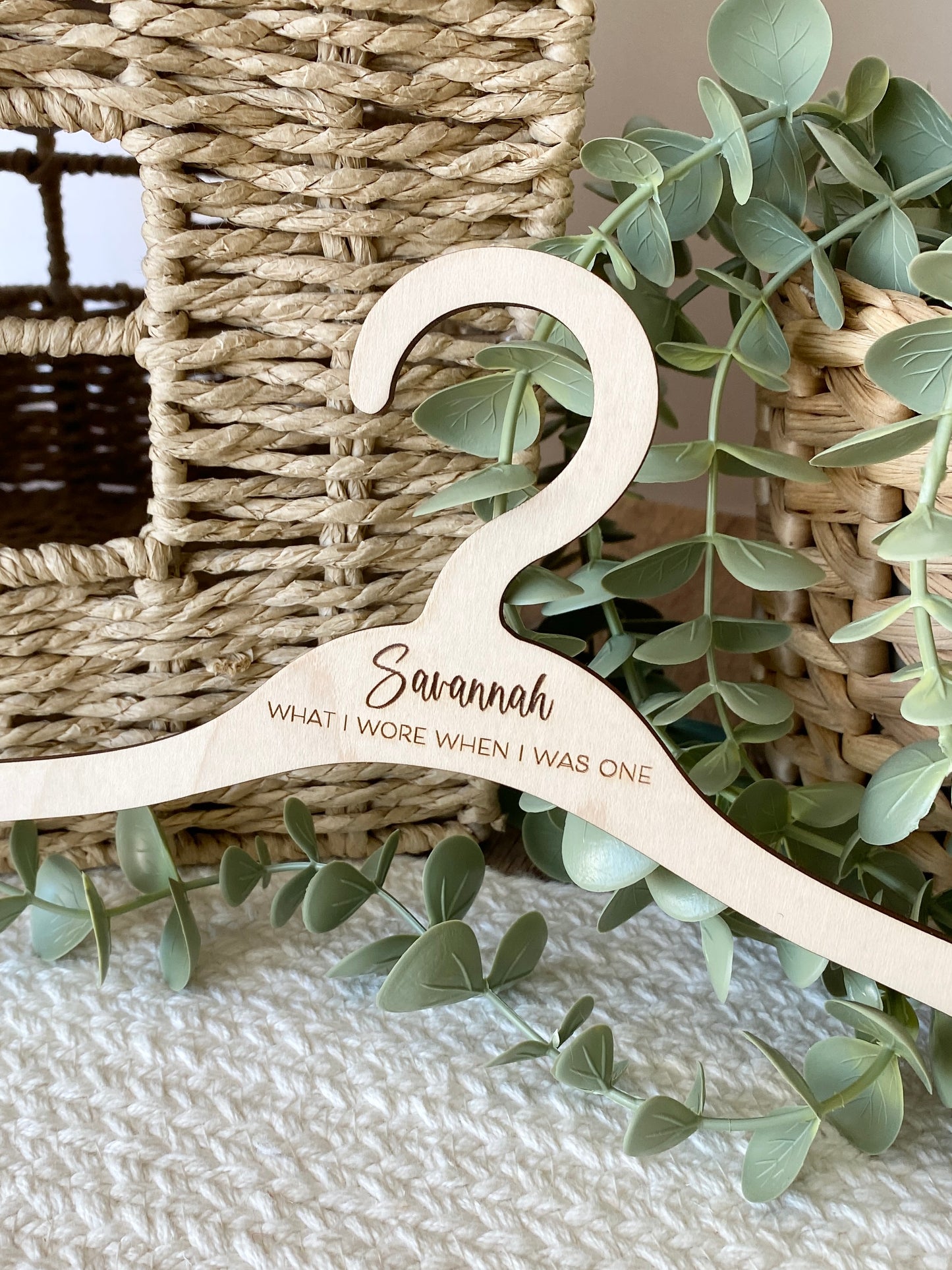 Baby Shower Keepsake Outfit Hanger