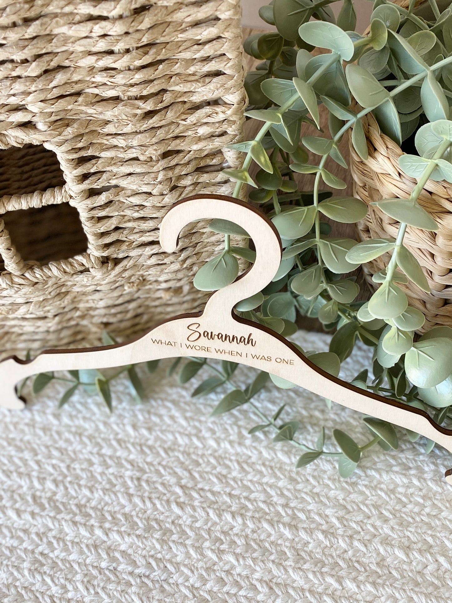 Baby Shower Keepsake Outfit Hanger