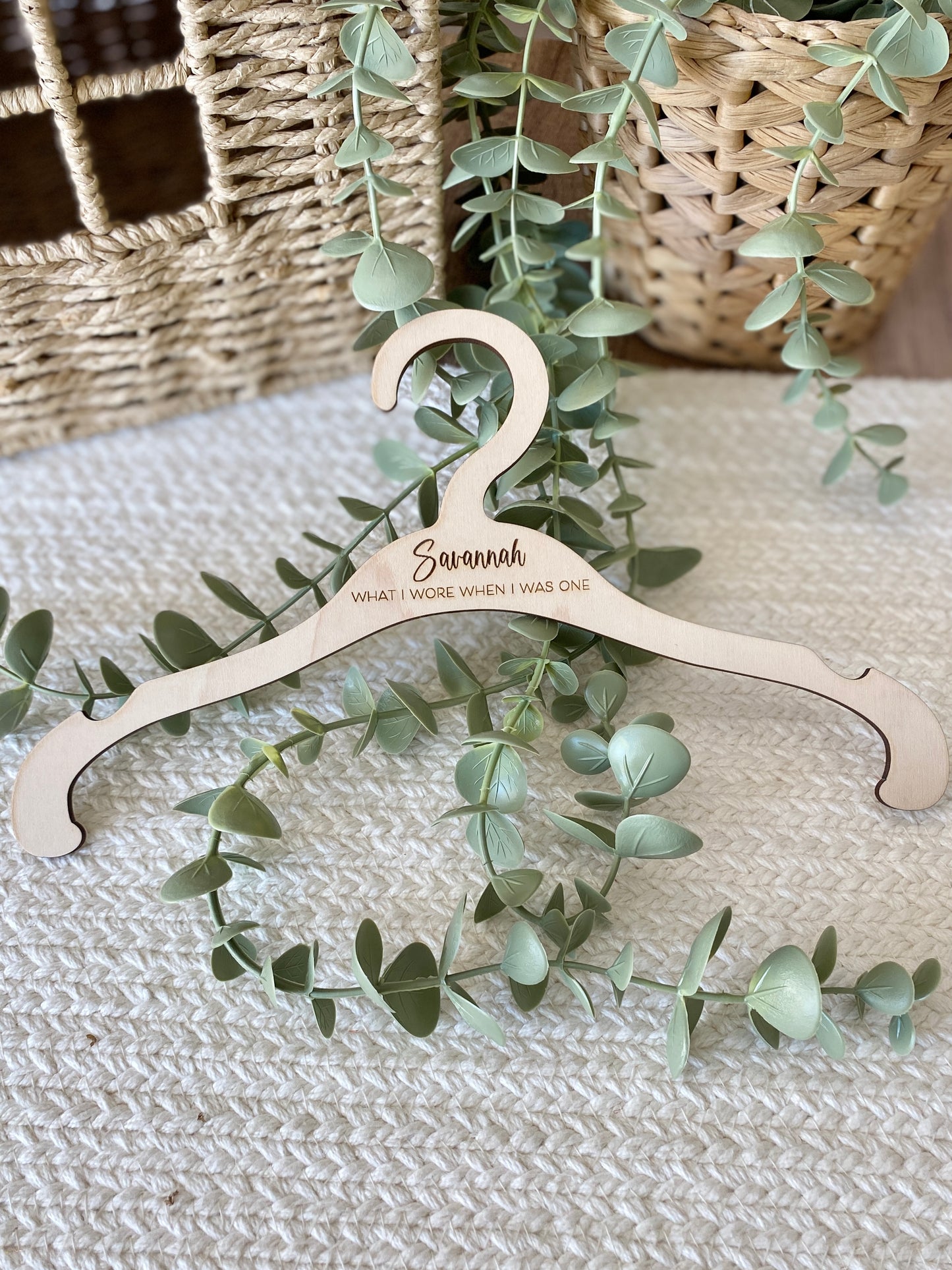 Baby Shower Keepsake Outfit Hanger
