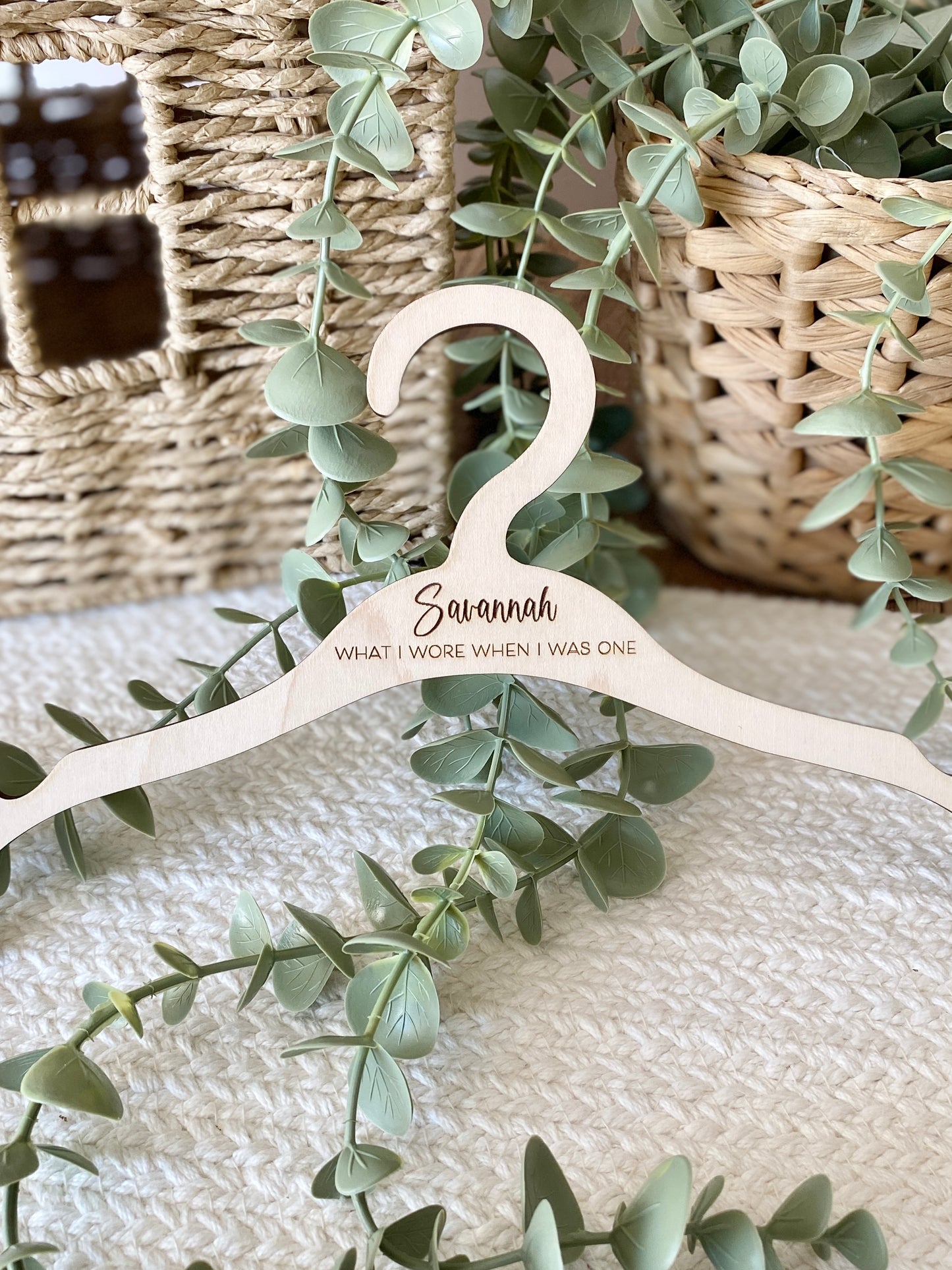 Baby Shower Keepsake Outfit Hanger