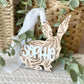 Personalized Floral Bunny Tag
