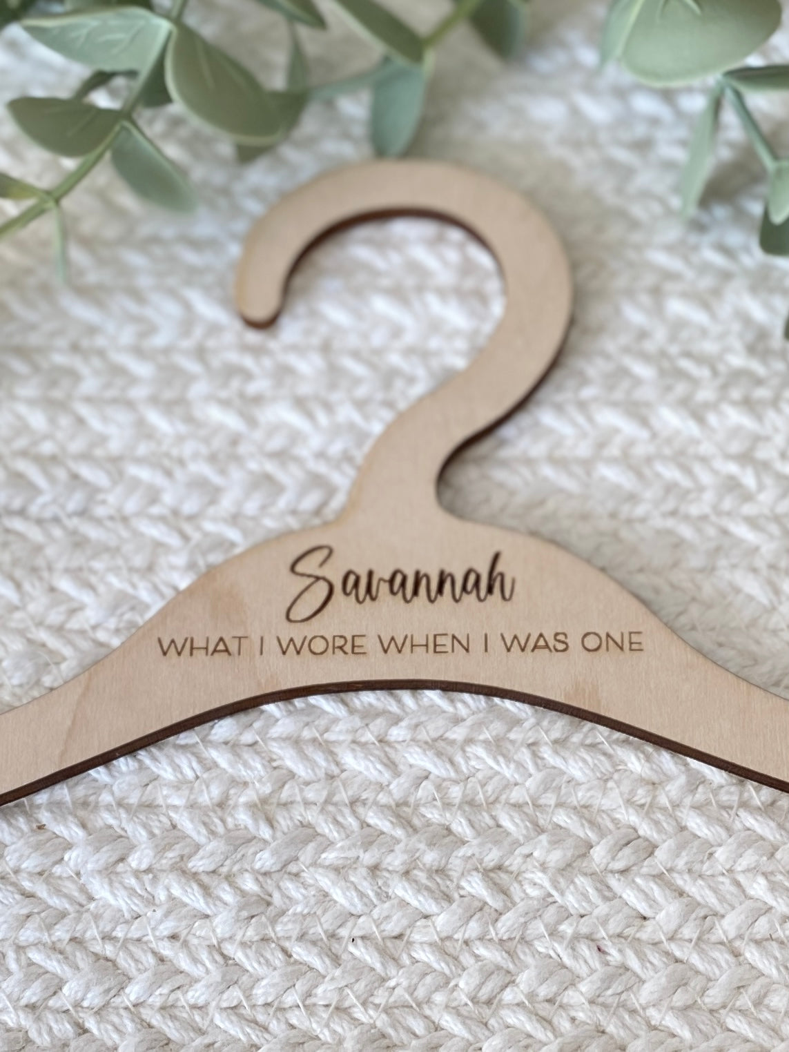 Baby Shower Keepsake Outfit Hanger