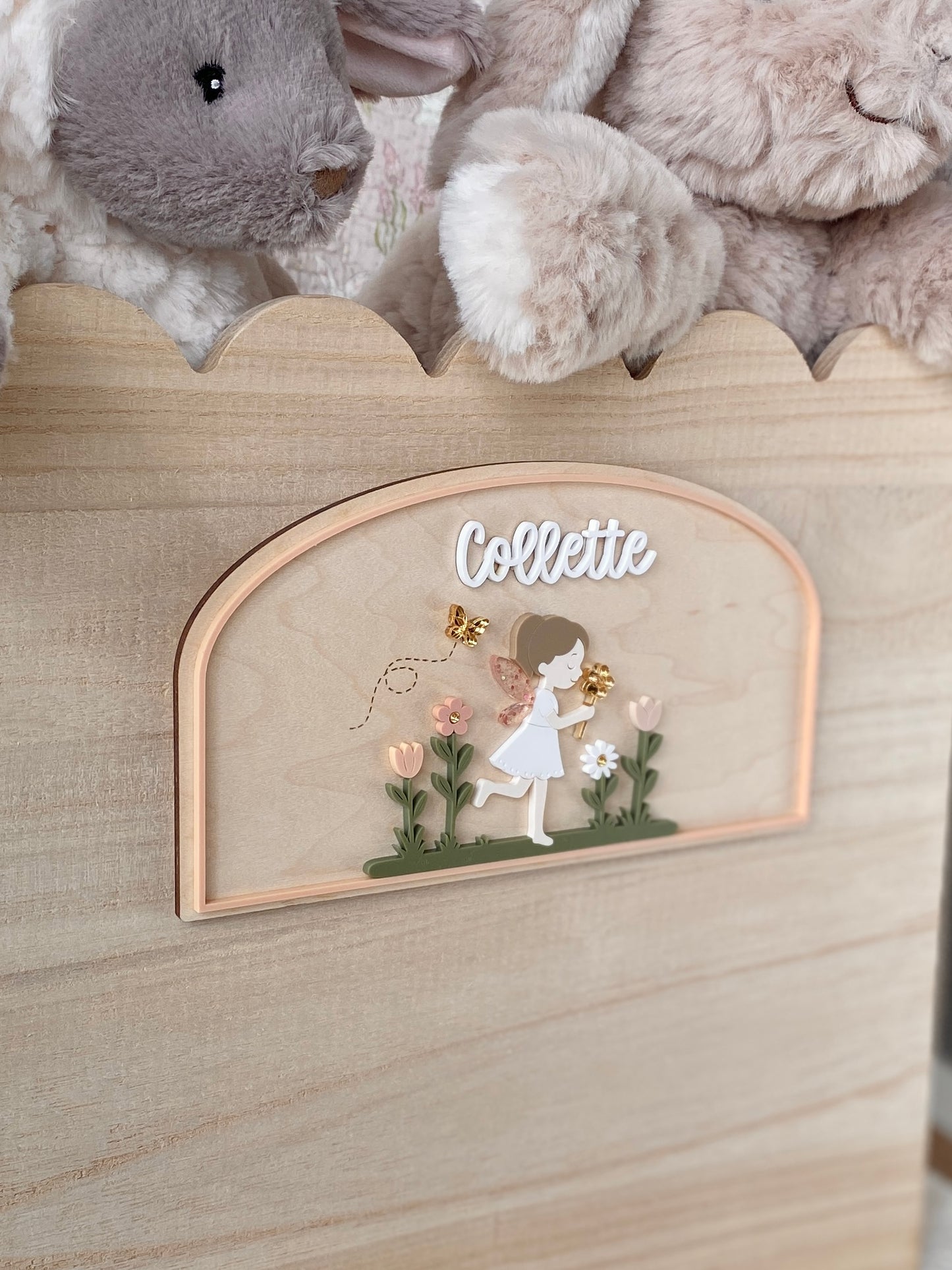 Personalized Garden Fairy Name Plaque