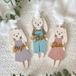 Personalized Easter Basket Tag – Floppy Ear Bunny