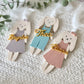 Personalized Easter Basket Tag – Floppy Ear Bunny