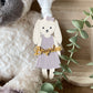Personalized Easter Basket Tag – Floppy Ear Bunny