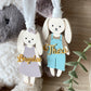 Personalized Easter Basket Tag – Floppy Ear Bunny