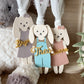 Personalized Easter Basket Tag – Floppy Ear Bunny