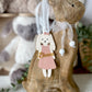Personalized Easter Basket Tag – Floppy Ear Bunny