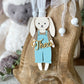 Personalized Easter Basket Tag – Floppy Ear Bunny