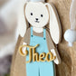 Personalized Easter Basket Tag – Floppy Ear Bunny
