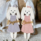 Personalized Easter Basket Tag – Floppy Ear Bunny