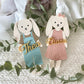 Personalized Easter Basket Tag – Floppy Ear Bunny