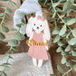 Personalized Easter Basket Tag – Floppy Ear Bunny