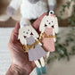 Personalized Easter Basket Tag – Floppy Ear Bunny