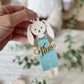 Personalized Easter Basket Tag – Floppy Ear Bunny