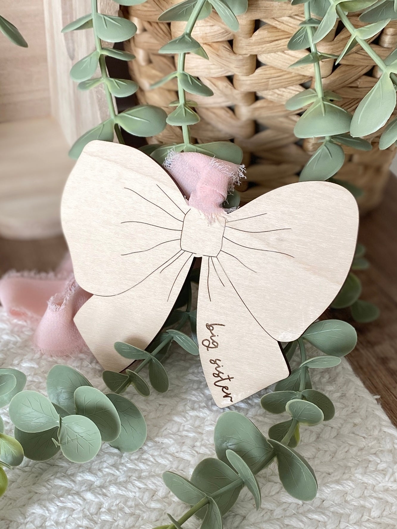 Big Sister Keepsake Tag