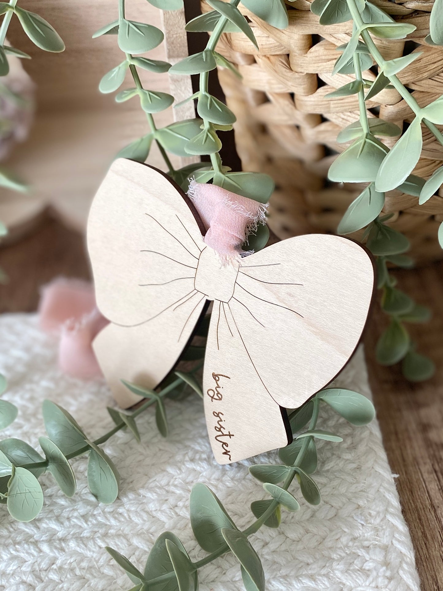 Big Sister Keepsake Tag