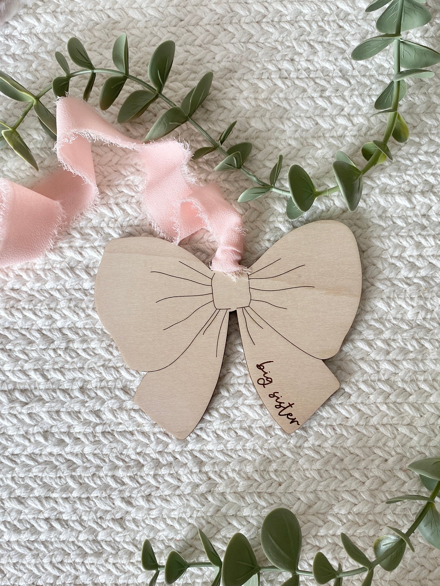 Big Sister Keepsake Tag