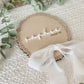 Personalized Newborn Name Photo Prop