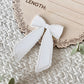 Frilly Bow Baby Birth Announcement Keepsake Plaque