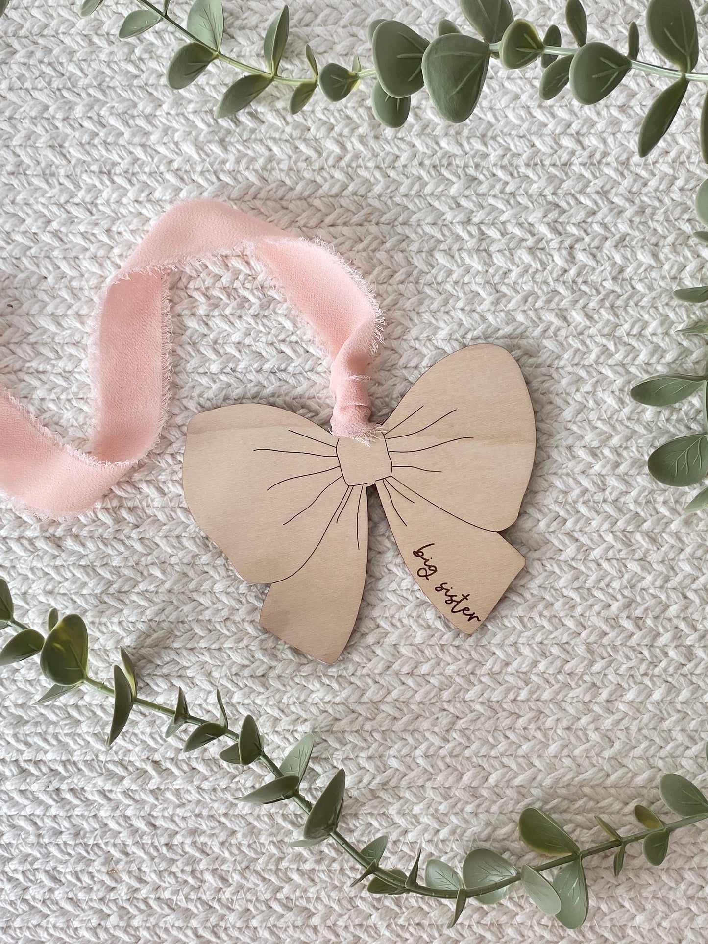 Big Sister Keepsake Tag