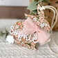 Floral Signature Easter Name Tag | Personalized Bunny, Cross or Scalloped Keepsake