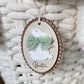 Personalized Signature Bow Bunny Easter Basket Tag