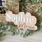 Personalized Birth Name Sign | Newborn Photo Announcement Prop