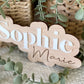 Personalized Birth Name Sign | Newborn Photo Announcement Prop