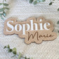 Personalized Birth Name Sign | Newborn Photo Announcement Prop