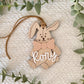 Personalized Stitched Bunny Easter Basket Tag