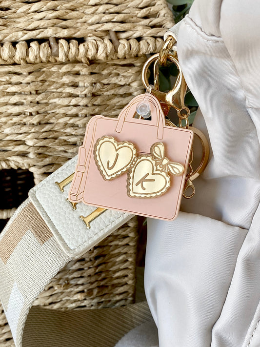 Personalized Purse Bag Charm | Keychain